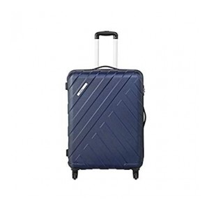 Safari Harbour 77 Cms Polycarbonate Blue Check-In TSA Lock 4 wheels Hard Suitcase
