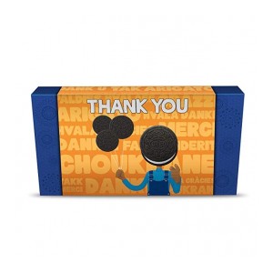 Cadbury Oreo Assorted Biscuits Gift Pack with Thank You Sleeve, 600 g