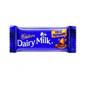 Cadbury Dairy Milk Roast Almond Chocolate Bar, 36 gm (Pack of 12)
