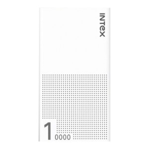 Intex 10000 mAh Power Bank (IT-PB10K Poly-01)  (White, Lithium Polymer)