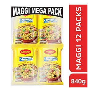 Maggi 2 min Masala Noodles, 12 Singles, 840g Pantry