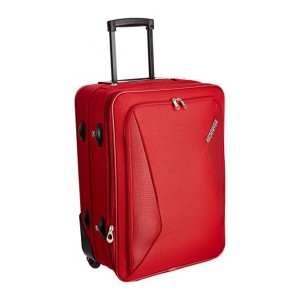 American Tourister Columbia Polyester 55 cms Red Softsided Carry-On (AMT COLUMBIA UR 55CM RED)