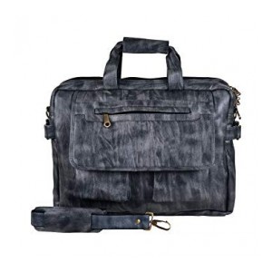 Jocose Synthetic Leather 22 Ltr Black Laptop Briefcase