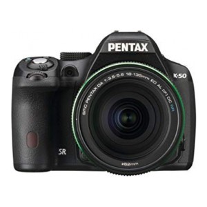Pentax K-50 16MP Weather Resistant Digital SLR Camera with SMC DA 18-135 mm F/3.5-5.6ED AL [IF] DC WR Zoom Lens (Black)