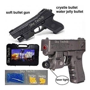 Sky Tech® PUBGS Soft Water Bullets Toys Gun Plastic Safe Orbeez Gun Weapon Pistol Gunshot Outdoor Game Toy for Children Kid Boys Gift (Assorted Colors)