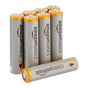 AmazonBasics AAA Performance Alkaline Non-Rechargeable Batteries (8-Pack) - Packaging May Vary