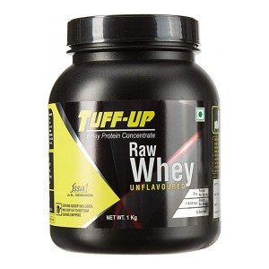 Tuff Up Raw Whey Protein Concentrate 80% (Unflavoured – 1 kg/2.2 lb)