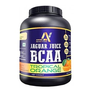 Arms Nutrition Jaguar Juice BCAA (Tropical Orange) 240gm 30 Servings with Taurine & Beta Alanine