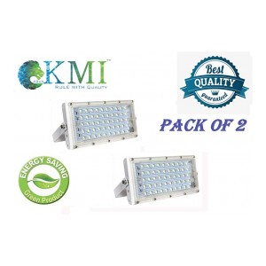 AQUA KMI® 50 Watt 220-240V Waterproof Landscape IP65 Perfect Power LED Flood Light (White) - Pack of 2