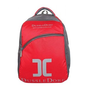 Dussledorf DUSS-III-0318 22L Laptop Backpack (Red)