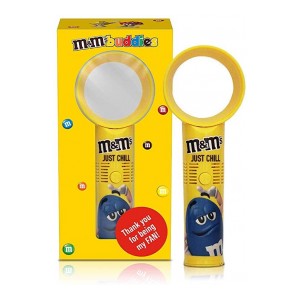 M&M’s Portable Bladeless Handheld Toy Fan 24cm Diwali Gift Pack with Milk Chocolate Candies, 45g, 168 g