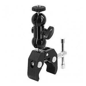MagiDeal Camera Clamp Ball Head Magic Friction Arm Mount Super Crab Clamp Articulating for DJI Ronin Gimbal DSLR LCD Monitor