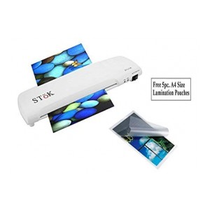 SToK ST-L11A A4 Lamination/Laminating Machine with 5 Free Lamination Pouches/Ideal for Photos ID, I-Card, Hot & Cold 9 inch Laminator ST-L11A