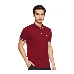 French Connection Men's Solid Slim fit Polo