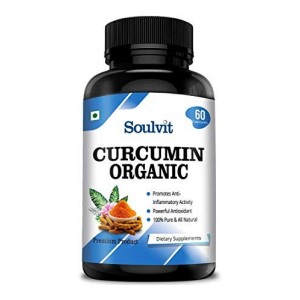Soulvit Turmeric Curcumin Extract With Piperine (95% Curcuminoids) - 60 Veg Capsules