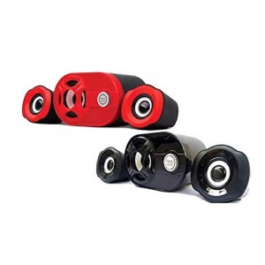 QUANTUM QHM 6200 USB 2.1 Mini Speaker Assorted Color (Black or red)
