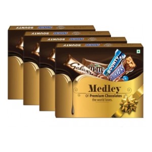 Snickers Medley Premium Chocolates Bars  (4 x 137.6 g)