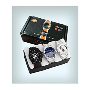 Alkh Attractive Set of 3 Watches Combo for Boys(03-103-106)