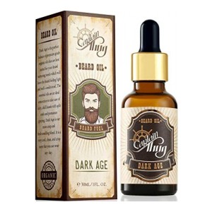 Captain Thug Beard Oil for Smooth and Shine - (recherché) Dark Age - Best Beard Growth Oil - 30ml