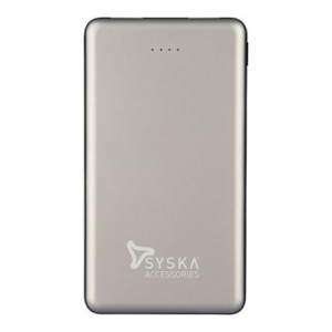Syska 10000 mAh Power Bank (P1018B-SL, Power Shell 100)  (Silver, Lithium Polymer)