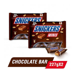 Snickers Peanut Filled Chocolate Miniatures, 227g (Pack of 2)