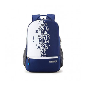 American Tourister 32 Ltrs Blue Casual Backpack (AMT Fizz SCH Bag 02 - Blue)