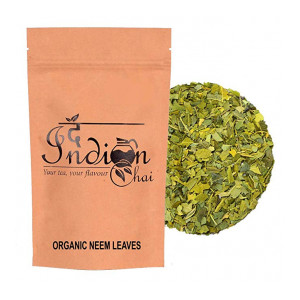 The Indian Chai - Organic Neem Leaves 50g in Air Tight Zipper Pouch for Immunity, Headache and Relieving Acne