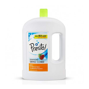 Amazon Brand - Presto! Disinfectant Surface Cleaner Pine, 2 L