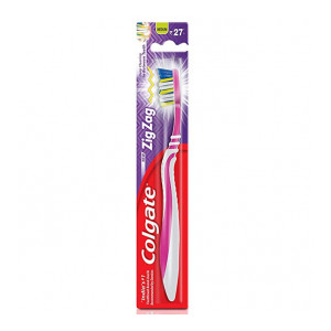 Colgate ZigZag Medium Bristle Toothbrush - (Color May Vary)