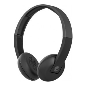 Skullcandy Uproar Bluetooth Headset with Mic  (Grey Black, On the Ear)