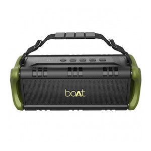boAt Stone 1400 Wireless Bluetooth Speaker with IPX 5 Water Resistance, EQ Modes and HD Sound (Army Green)