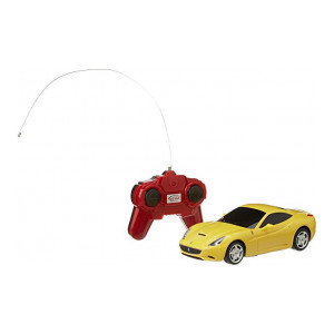 Toy House Officially Licensed Radio Remote Control Rastar Ferrari California RC 1:24 Scale Model Car, Yellow