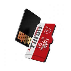 TIITAN 16GB Class 10 MicroSDXC Memory Card