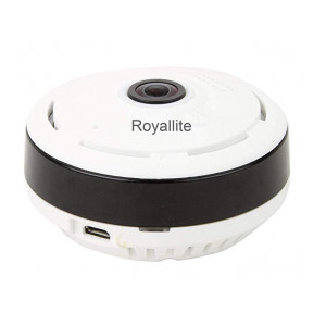 Royallite 1.3MP Wireless Fisheye Vision 360° Panoramic IP CCTV Security Home Surveillance Camera(White)