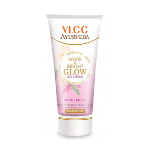 VLCC Ayurveda White and Bright Glow Gel Cream, 20g