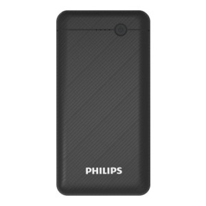 Philips 10000 mAh Power Bank  (Black, Lithium Polymer)