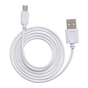 Mobimint 2 A Android Micro USB Cable with 2.4 A Charging Speed for Xiaomi,Samsung, Oppo, Vivo, Smartphones and Tablets (White) 1 m (Approx 3 Feet)