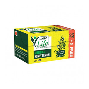 More Life Green Tea Bag Honey Lemon, 25 Number Box with 5 Number Box