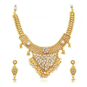 Sukkhi Jewellery Set for Women (Golden) (2327NGDLPV3250)