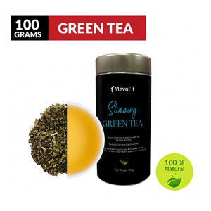 MevoFit Slimming Green Tea Loose Leaf (100 GMS) |100% Natural Detox Tea | Green Tea Leaves