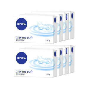 Nivea Creme Soft Soap, 125 gm (2 x Pack of 4) Pantry