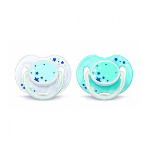 Philips Avent BPA Less Soother Fast Flow Nipples (0 to 6 Months, Multicolour) - Pack of 2