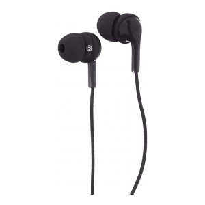 AmazonBasics in-Ear Headphones with Mic - Black