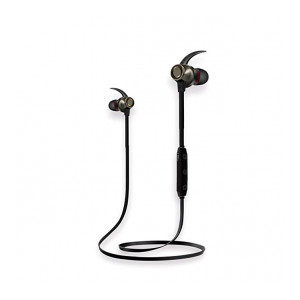 Sound One X70 Sports Bluetooth Magnetic Earphones with Mic (Gun Metal)