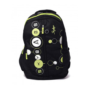 Skybags Polyester Ronan Plus 02 Black Unisex School Bag
