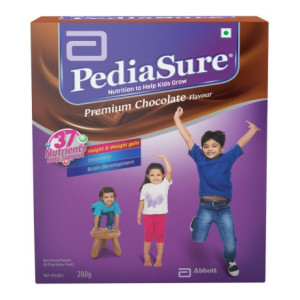 PediaSure Premium Chocolate Refill Pack Nutrition Drink  (200 g, Chocolate Flavored)
