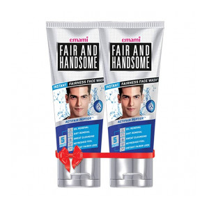 Fair and Handsome Instant Fairness Face Wash, 100g Pack of 2