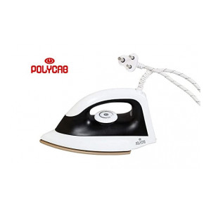 POLYCAB® Scorpio DLX Dry Iron 1000 WATT with Original American Heritage Golden Sole Plate with 2 Years Warranty and Double Quality Certified ISI Mark