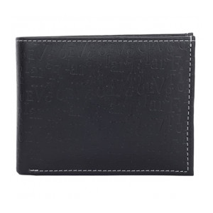 K London Bifold Coin Pocket Black & Brown Mens Wallet (1450_blk_BRN)