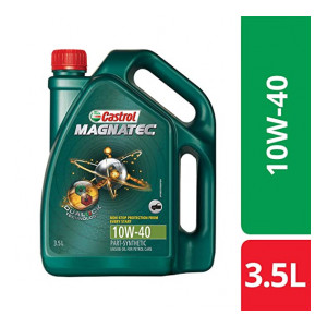 Castrol MAGNATEC 10W-40 API SN Part-Synthetic Engine Oil for Petrol Cars (3.5 L)